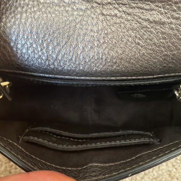 Rudsak leather crossbody bag - silver color - Picture 4 of 5